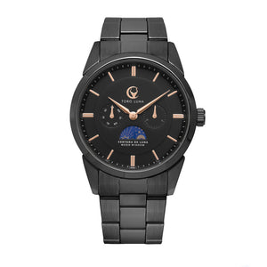 VENTANA DE LUNA BLACK W. ROSE GOLD DIAL | Black Dial