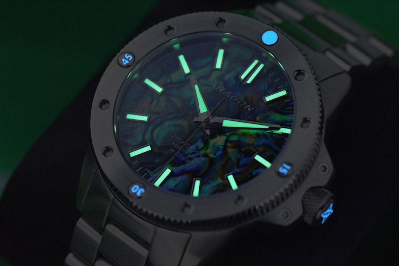 Matador 42 Automatic Abalone Dial | Mother of Peal Dial