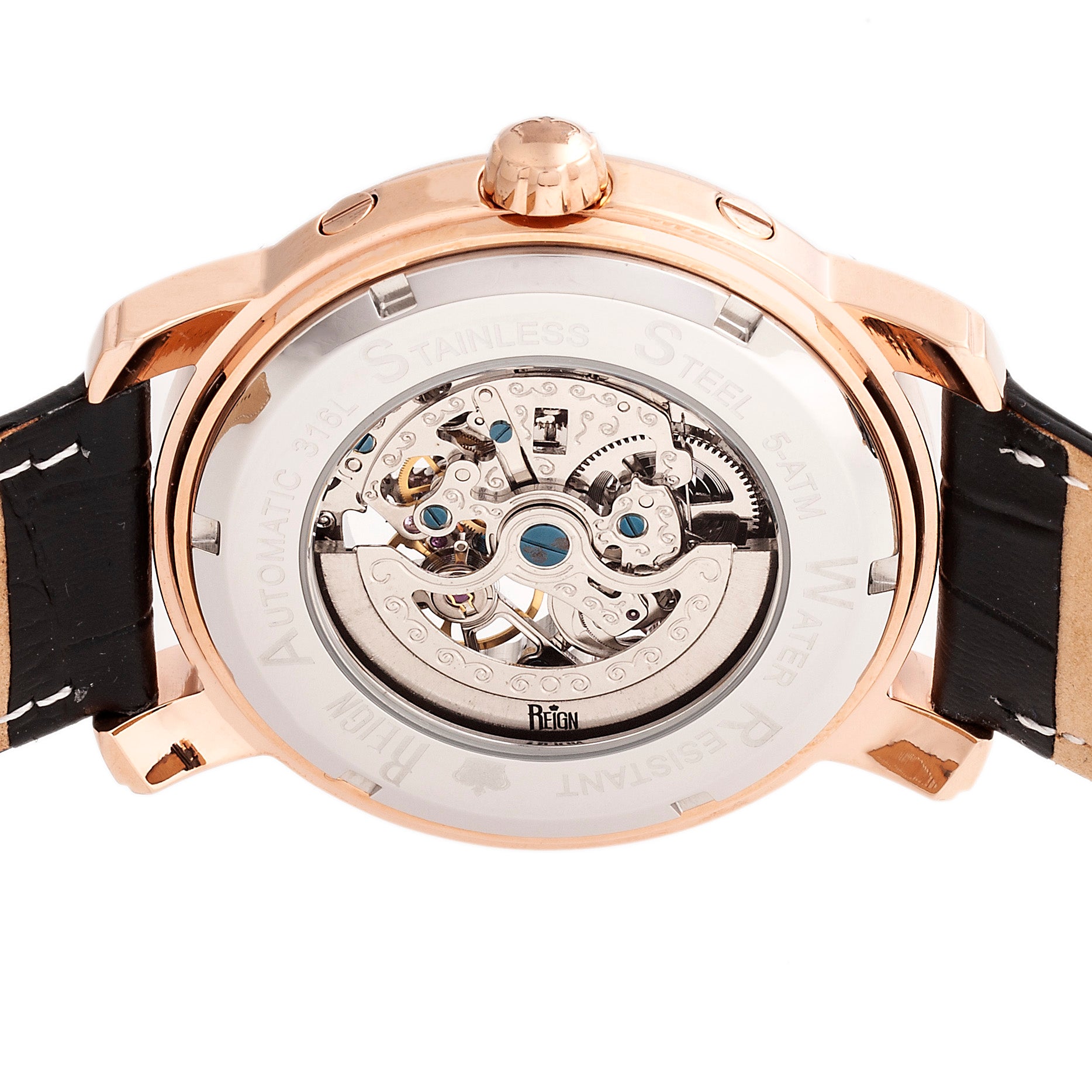 Kahn Rose Gold/Black | Black Dial