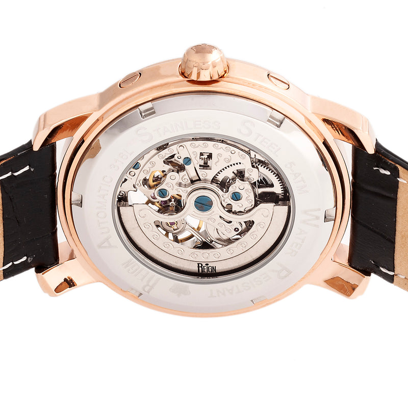 Kahn Rose Gold/Black | Black Dial