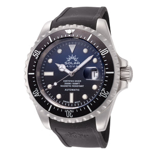 Deep Bay 45mm / Blue and Black / Black | Blue and Black Dial