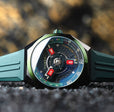 Skylab Automatic Limited Edition Green / Greem Rubber | Green Dial