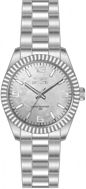 Specialty Men White Mother-Of-Pearl Dial / Stainless Steel Bracelet White Dial