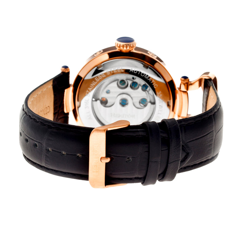 Ganzi Rose Gold/Black | Black Dial