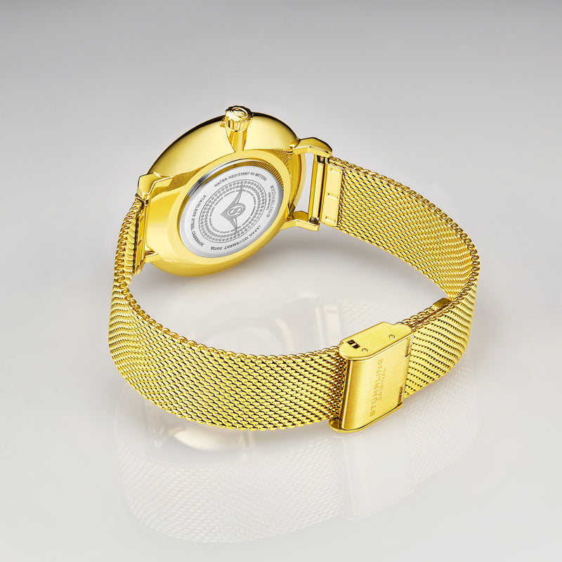 Symphony-793a.04 Gold Stainless Steel | Gold Dial