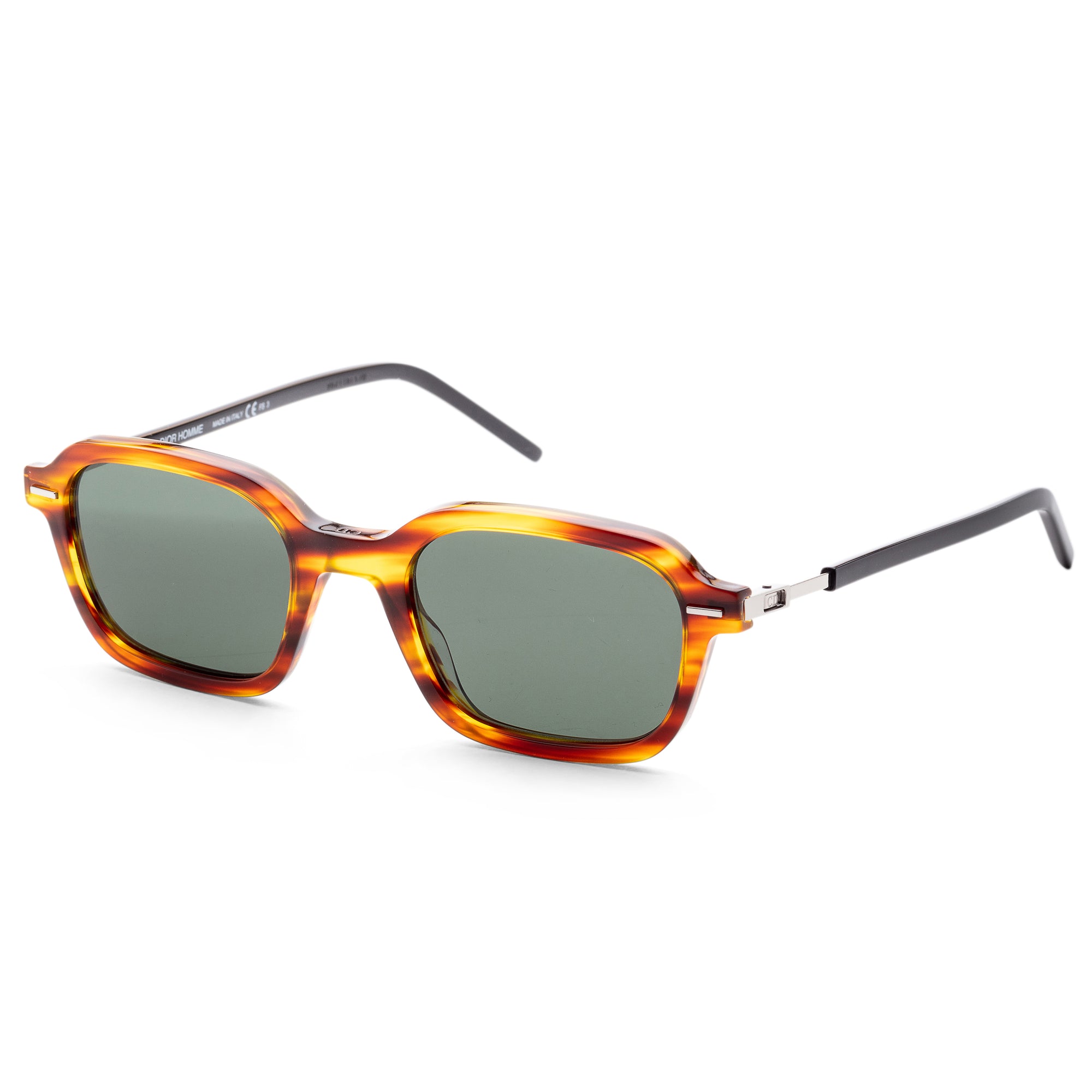 Fashion Light Havana Frame, Green Lens |  Dial