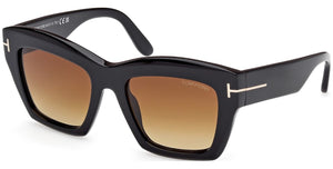 LUNA SHINY BLACK / GRADIENT BROWN