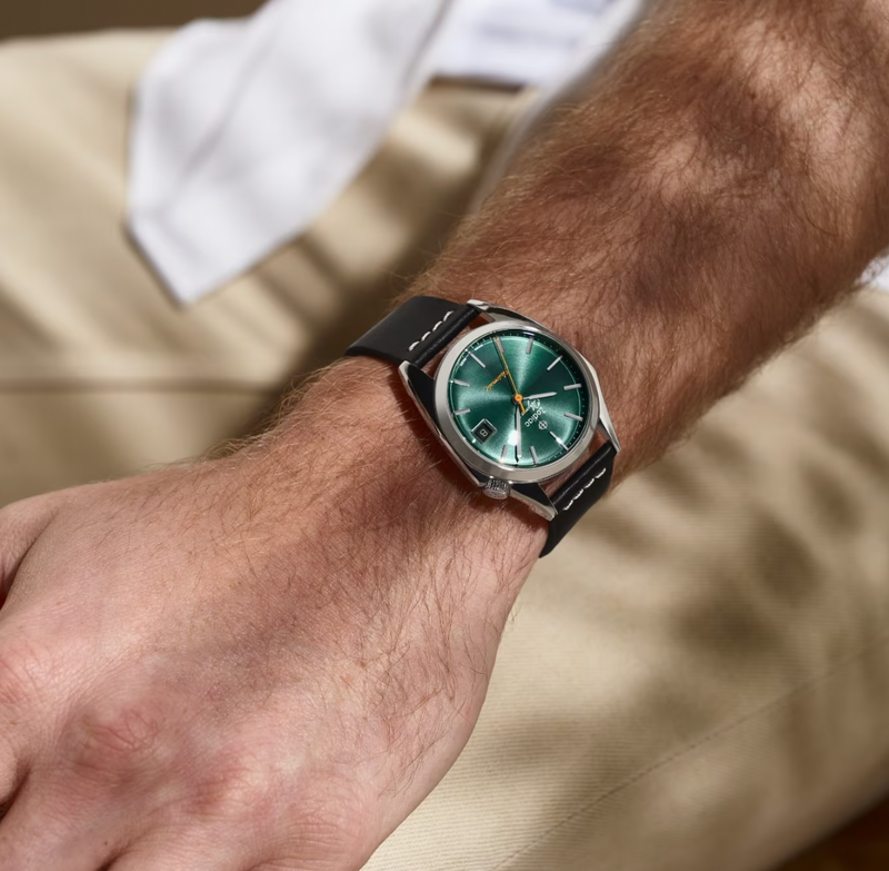 Field Olympos Automatic Leather | Green Dial