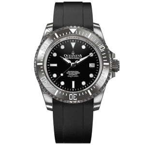 Deep Marine Explorer II Damascus – Black Dial
