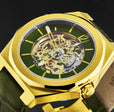 Open mind MAN-RO-12-GL / Green / Leather | Green Dial