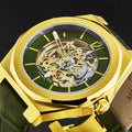 Open mind MAN-RO-12-GL / Green / Leather | Green Dial