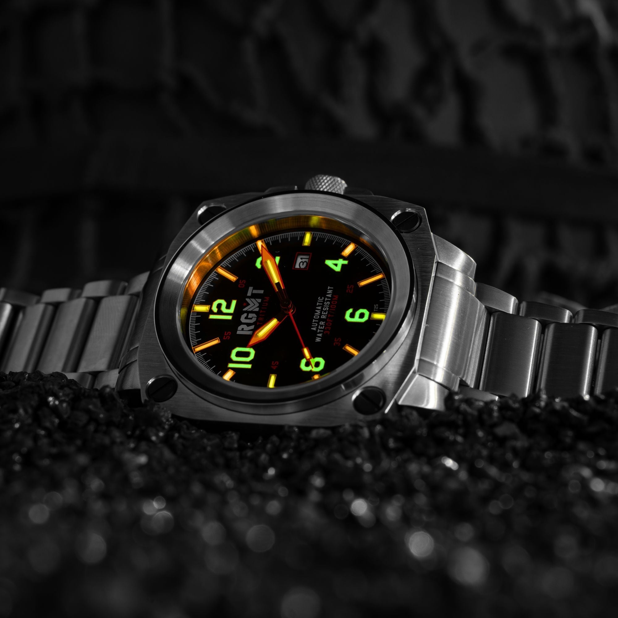 RGMT Altimeter Tritium Automatic Seiko - NH35 Movement Black Dial