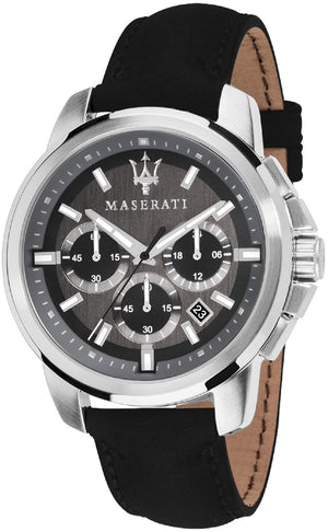 SUCCESSO Silver / Leather | Silver Dial