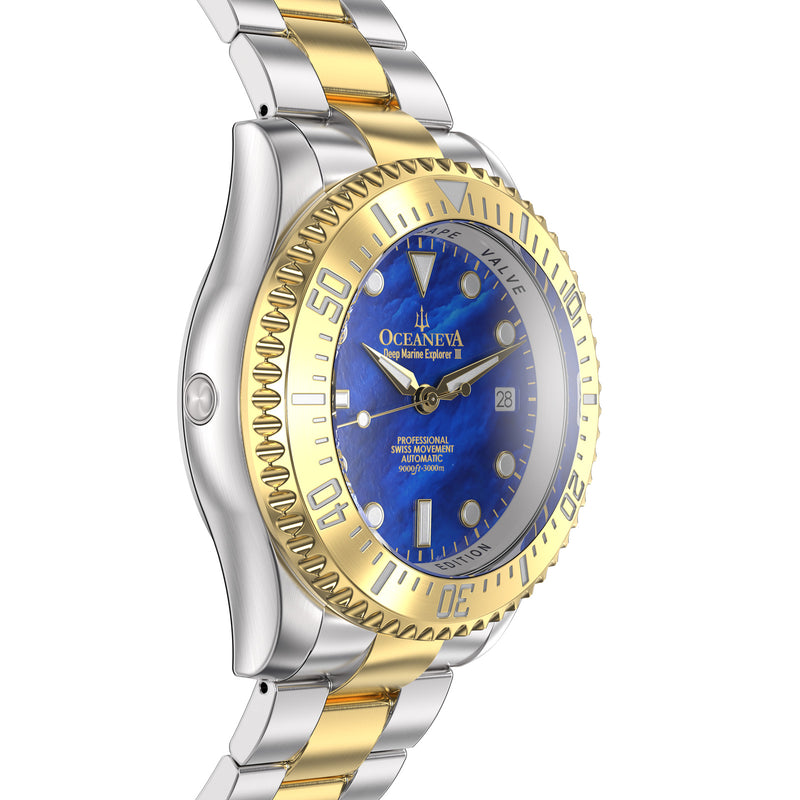 Two-Tone Deep Marine Explorer III – Blue Dial