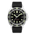 Hull Diver Black / Leather | Black Dial