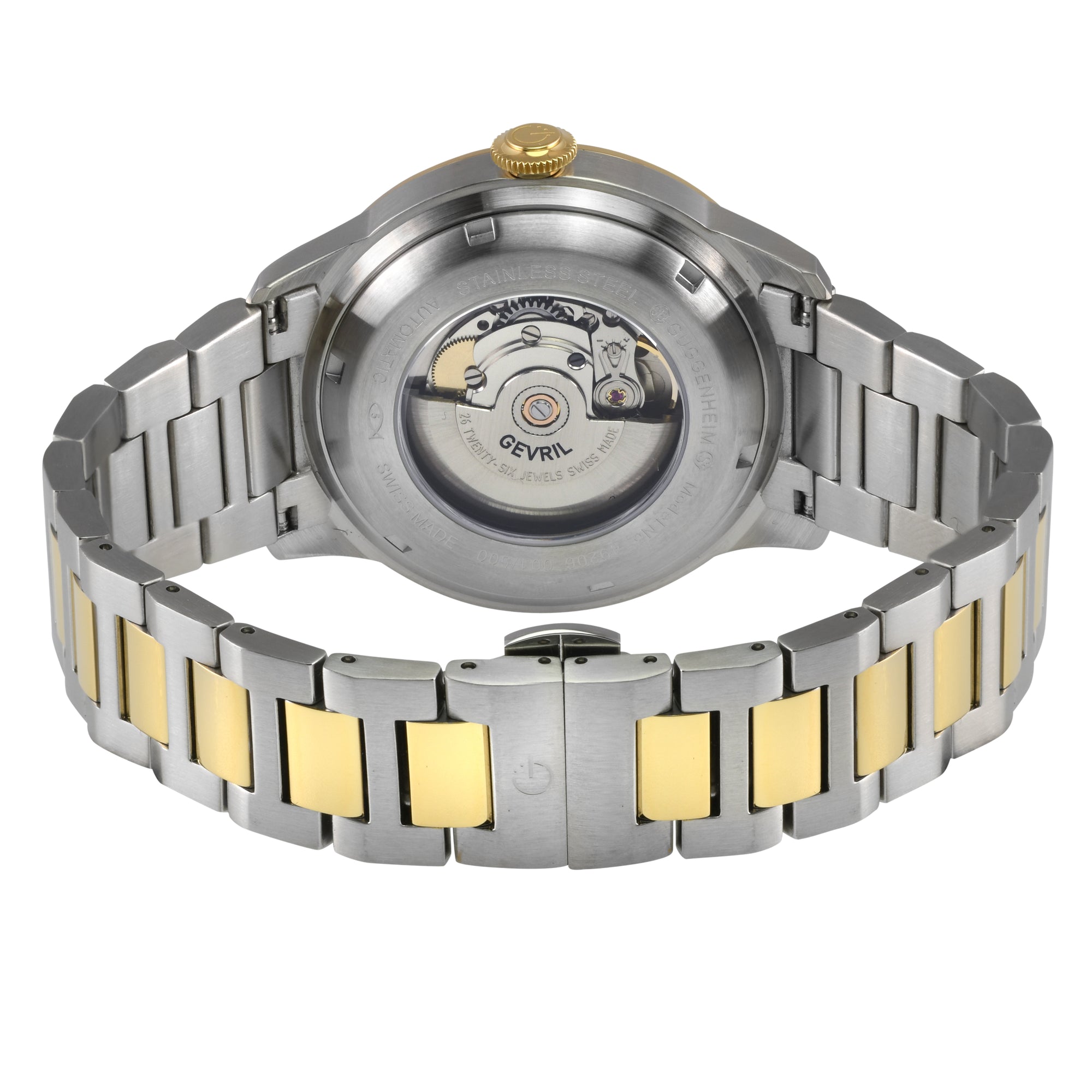 Guggenheim Sellita SW 220 Custom date wheel, SS Case, Brown dial, SS Bracelet | Brown Dial