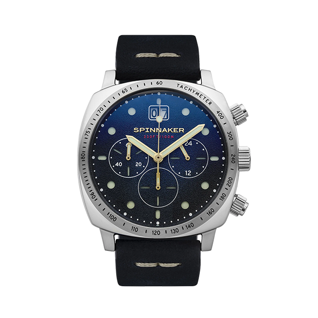 Hull Chronograph Blue / Leather | Blue Dial