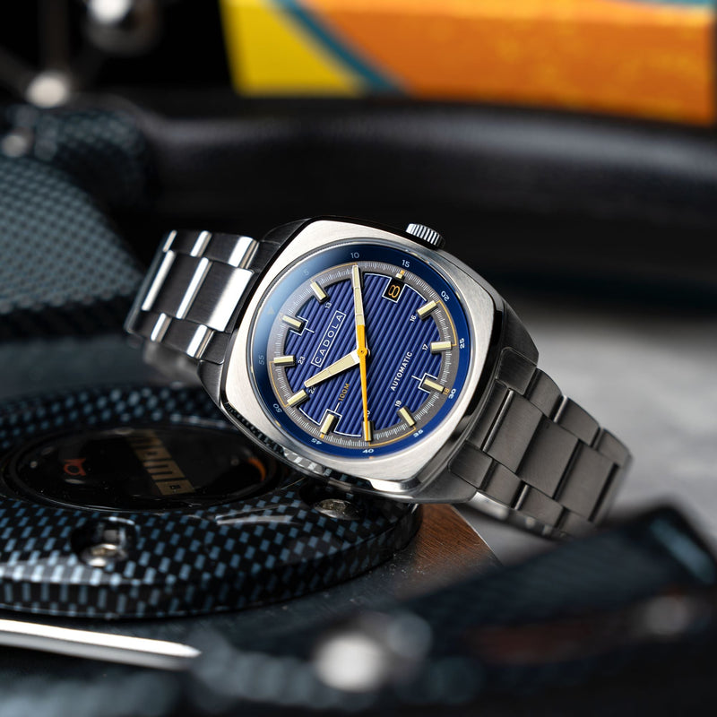 Buxton Automatic Blue/ Stainless Steel Stainless Steel | Blue Dial