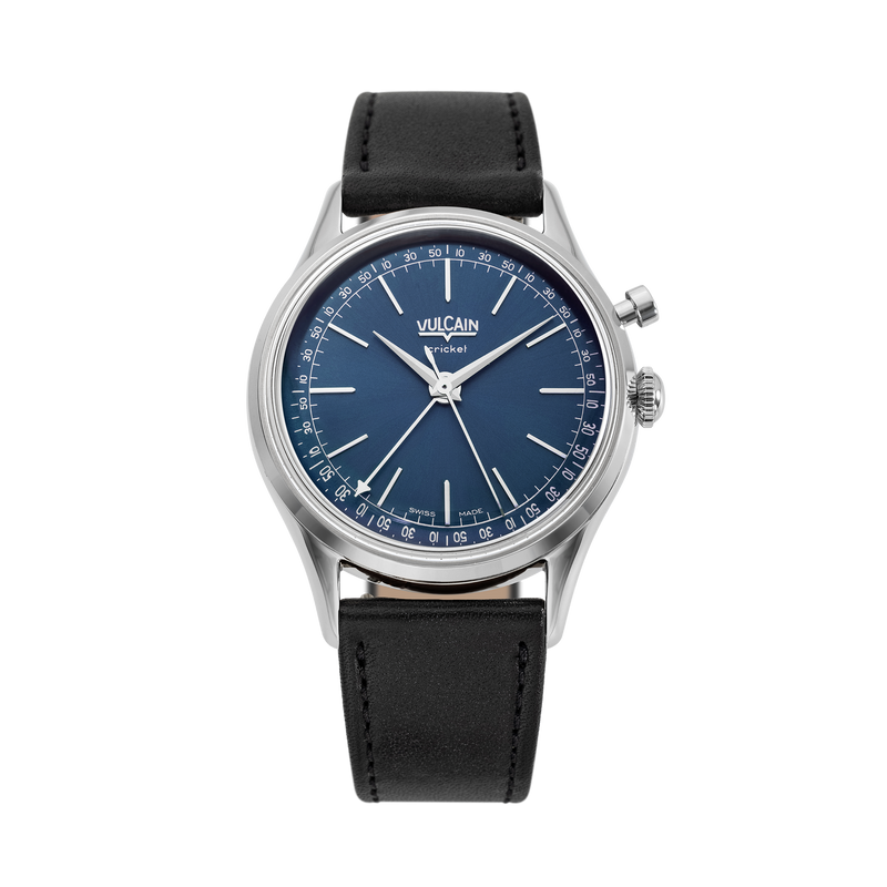 Cricket President Blue / Black Plain Blue Dial