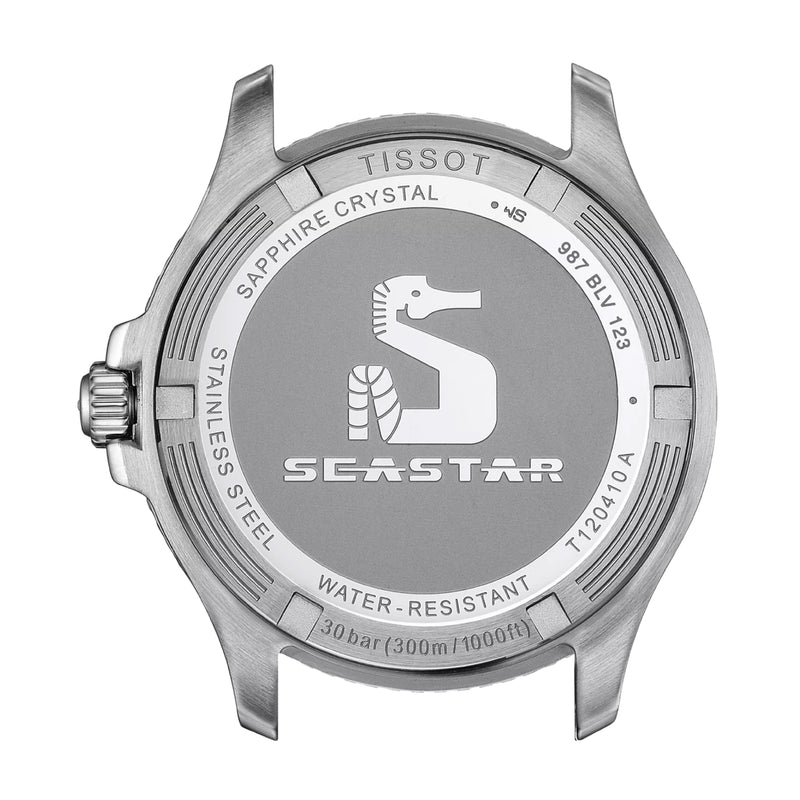 SEASTAR 1000 Black / Stainless Steel | Black Dial