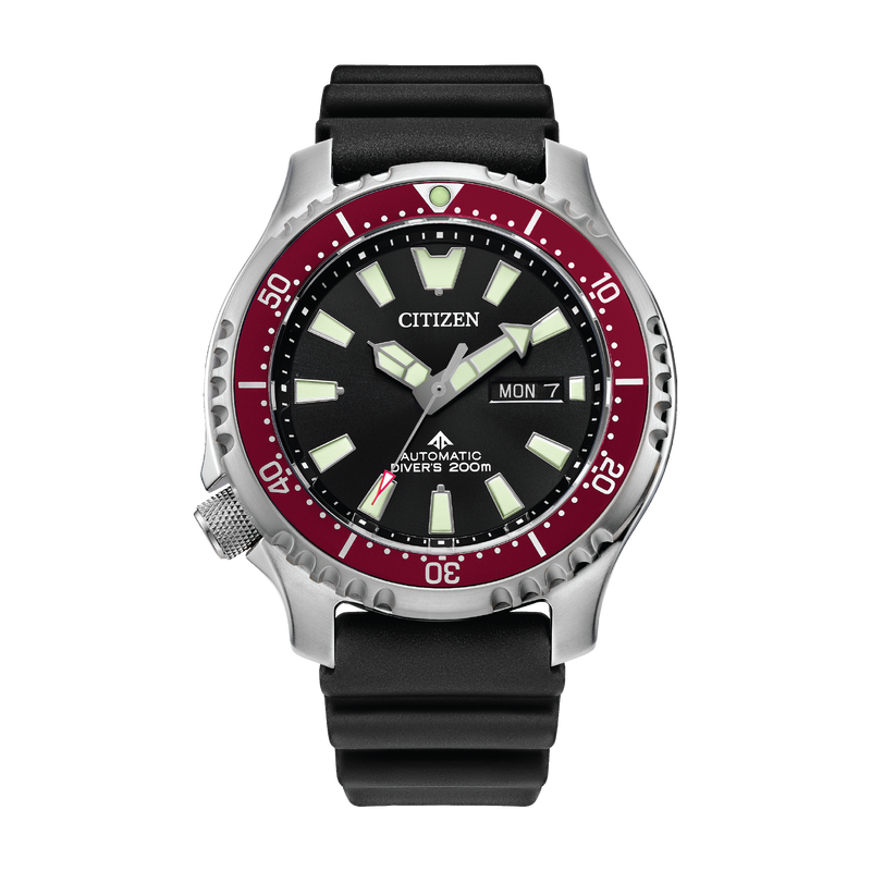 Promaster Dive Automatic Black / Polyurethane | Black Dial