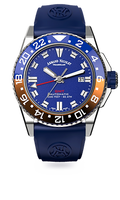 JS9-44 Blue/Rubber | Blue Dial