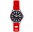 Reef Strap Watch w/Date Red | Black Dial