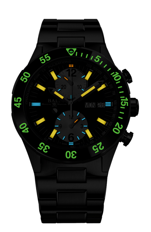 Roadmaster Rescue Chronograph Black / White |  Dial