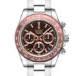 Accelero Chronograph Brown / Stainless Steel | Brown Dial