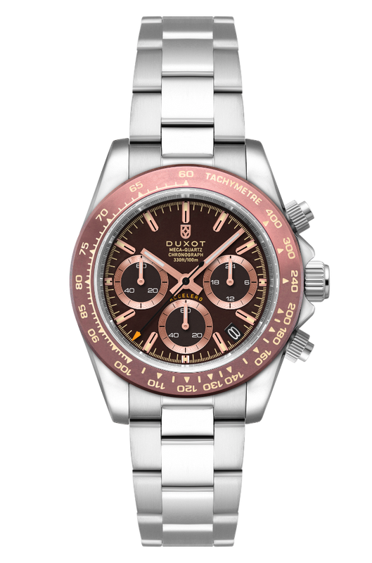 Accelero Chronograph Brown / Stainless Steel | Brown Dial