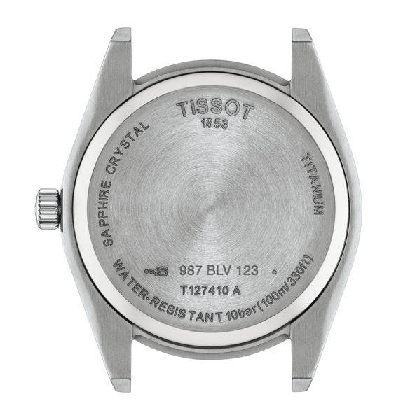 Gentleman Titanium Silver-tone | Blue Dial