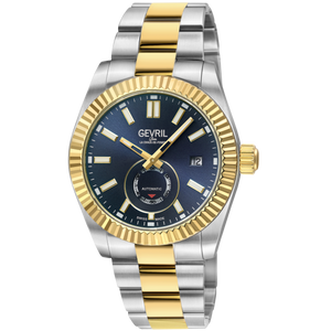 West Village Blue Sunray Dial Two-Tone SS/IPYG Bracelet Stainless Steel Fluted Bezel 40mm