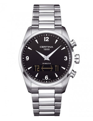 DS Multi-8 Multi-Function Black Dial / Stainless Steel Bracelet Black Dial