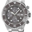 Wall Street Chrono Swiss automatic ETA 7750  diver gray | Gray Dial