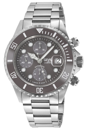 Wall Street Chrono Swiss automatic ETA 7750  diver gray | Gray Dial