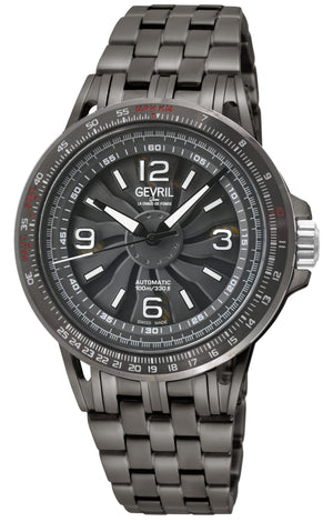 Wind Master Automatic Gevril Men's Automatic Wind Master Gray Dial IP/GUN Stainless Steel Bracelet | Gray Dial