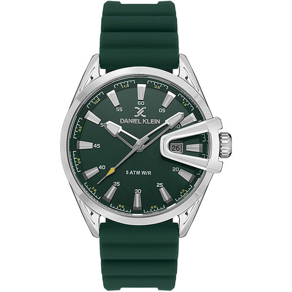DZL - Date - 5ATM - DK13673 Silver / Green | Green Dial