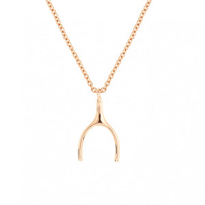 Daffodil Pendant Necklace 18k Rose Gold