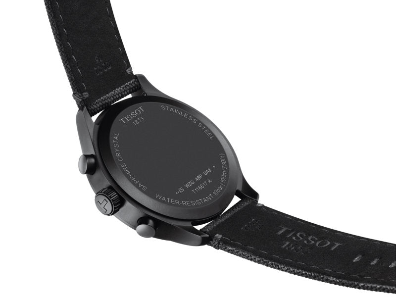 Chrono XL Black / Textile | Black Dial