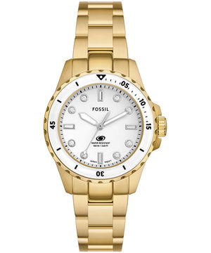 Blue Dive 36mm / Silver / Gold Silver Dial