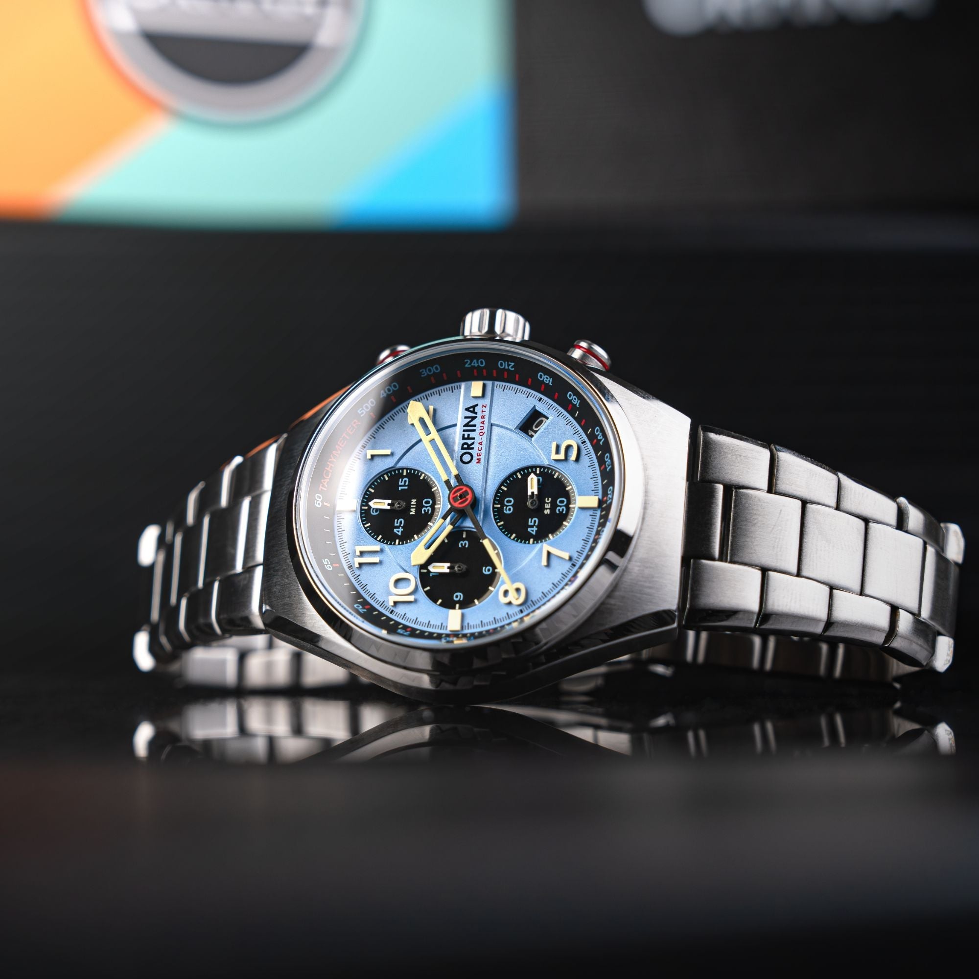 ORFINA ZERO-TWO CHRONOGRAPH Blue | Blue Dial – Watch Gang