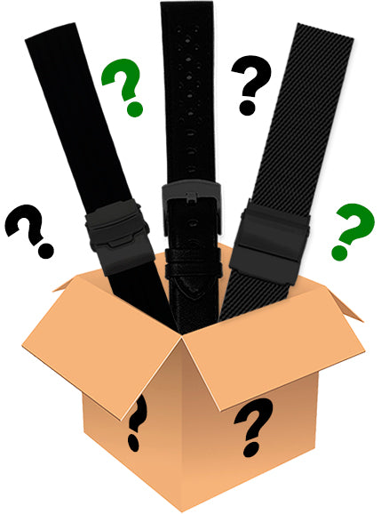 3 x 22mm Mixed Watch Band Mystery Bundle  |  Dial