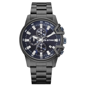 Bend3D Blue Dial / Black Stainless Steel Bracelet Blue Dial