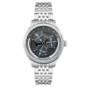 Engineer Hexham Trisect Automatic Limited Edition Grey / Stainless Steel | Grey Dial