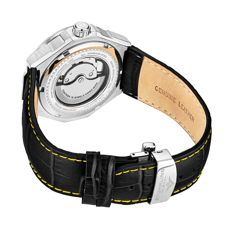 Legacy Black/Yellow Leather | Yellow Dial