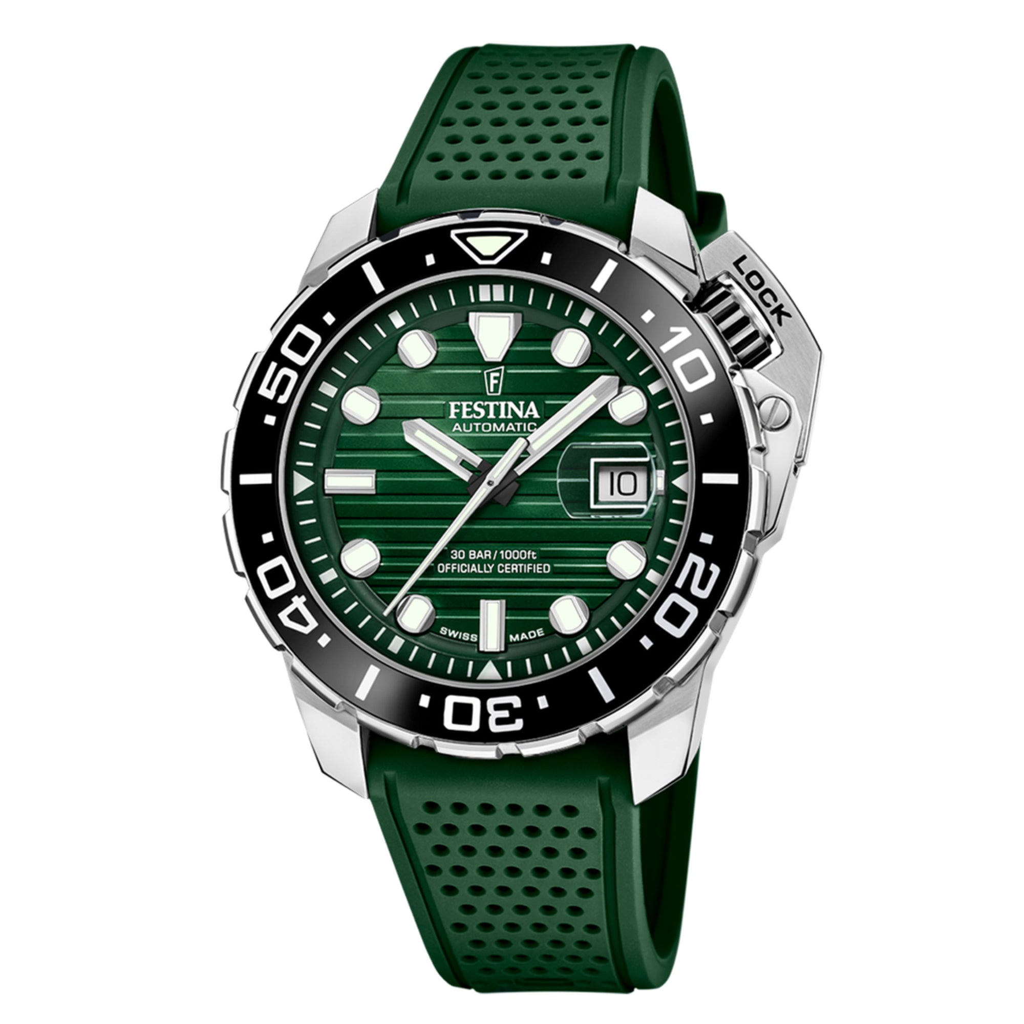 Odyssey Diver Green / Stainless Steel | Green Dial
