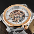 Open mind MAN-RO-05-BL / Silver / Leather | Silver Dial