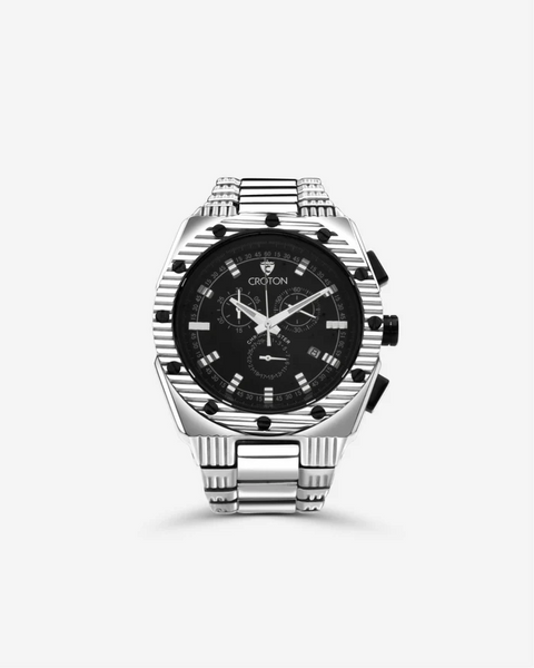 Croton Chronomaster black/silver/black | Black | CC311354SSBK