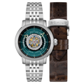 Heinrich Cyclone Tourbillon Limited Edition Green / Steel Stainless Steel | Green Dial