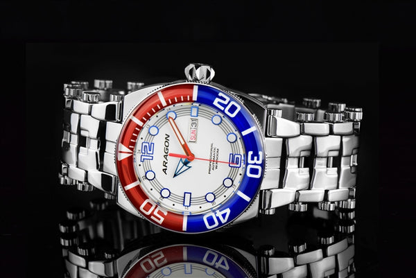 Millipede NH36 43mm White lume glow green dial | White Lume Dial Dial